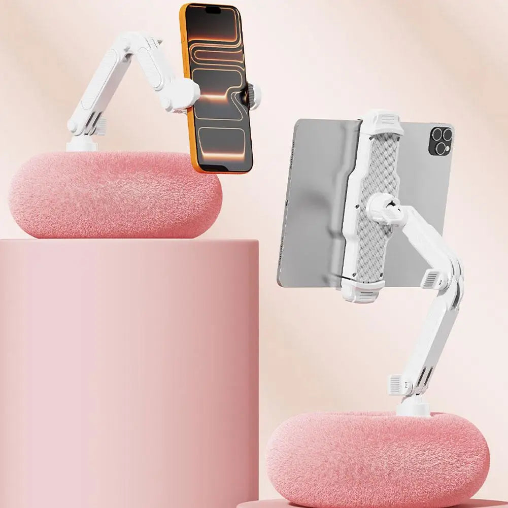 Transform Your Viewing Experience with the Plush Pillow Phone Stand - Adjustable, Foldable, and Perfect for Any Setting!