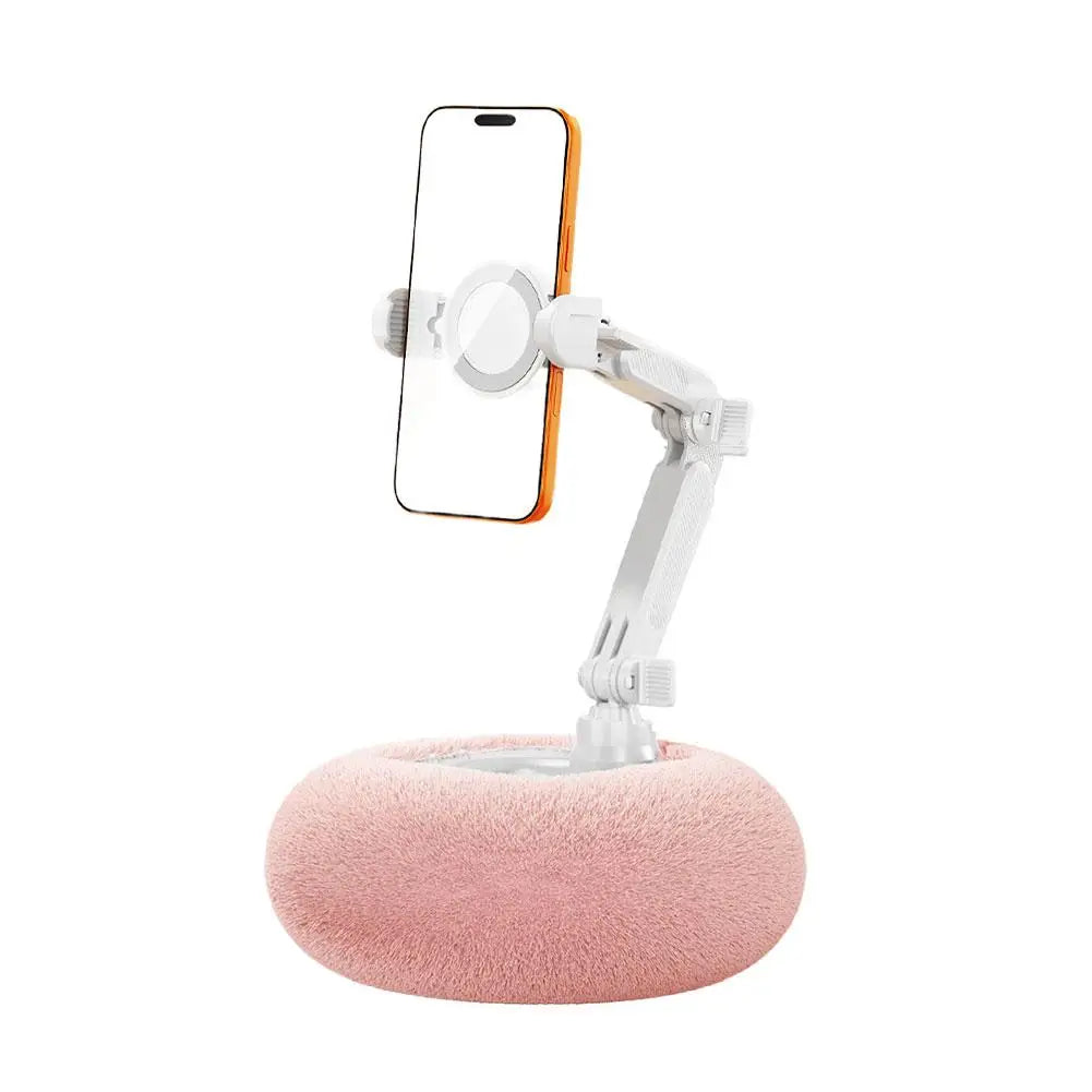Transform Your Viewing Experience with the Plush Pillow Phone Stand - Adjustable, Foldable, and Perfect for Any Setting!