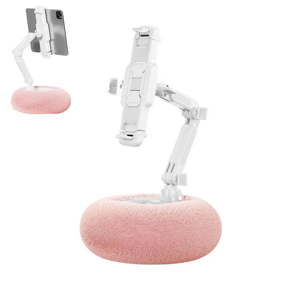 Transform Your Viewing Experience with the Plush Pillow Phone Stand - Adjustable, Foldable, and Perfect for Any Setting!