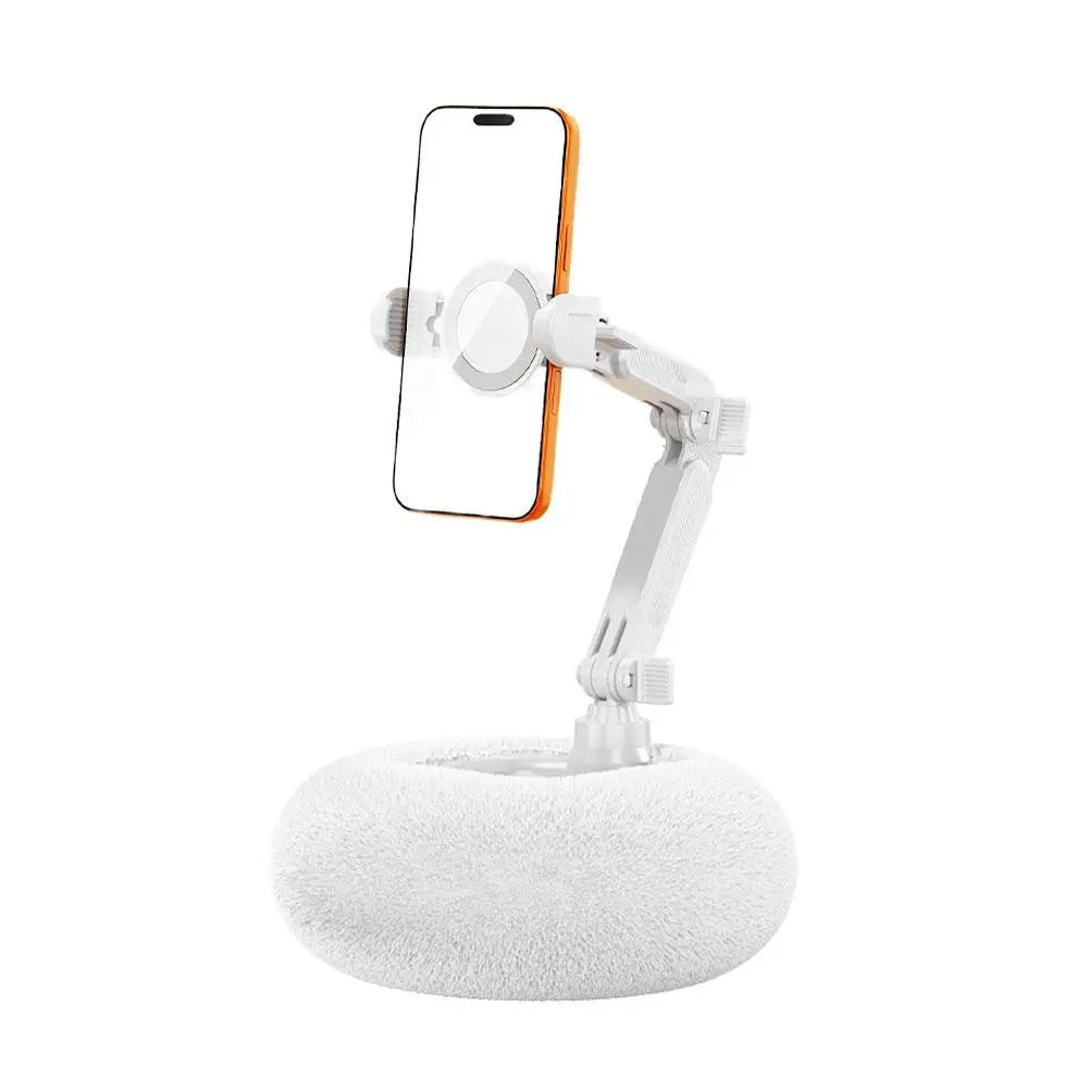 Transform Your Viewing Experience with the Plush Pillow Phone Stand - Adjustable, Foldable, and Perfect for Any Setting!