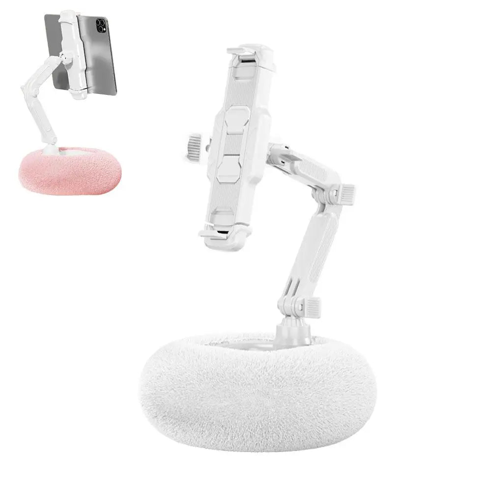 Transform Your Viewing Experience with the Plush Pillow Phone Stand - Adjustable, Foldable, and Perfect for Any Setting!